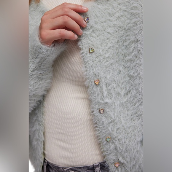 Free People | Celeste Cardi - Seafoam - Picture 2 of 9